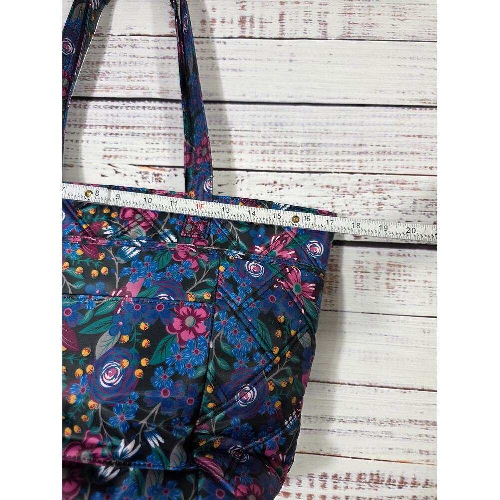 LUG RFID Skyliner Tote Bag Whimsy Black Handbag double shoulder straps - Picture 4 of 6